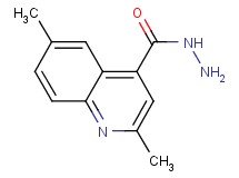 2,6-dimethylquinoline-4-carbohydrazide 2,6-dimethylquinoline-4-carbohydrazide