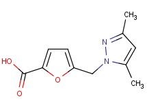 5-[(3,5-dimethyl-1H-pyrazol-1-yl)methyl]-2-furoic acid