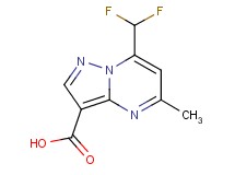 7-(difluoromethyl)-5-methylpyrazolo[1,5-a]pyrimidine-3-carboxylic acid