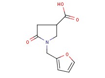 1-(2-furylmethyl)-5-oxopyrrolidine-3-carboxylic acid 1-(2-furylmethyl)-5-oxopyrrolidine-3-carboxylic acid