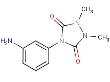 4-(3-aminophenyl)-1,2-dimethyl-1,2,4-triazolidine-3,5-dione 4-(3-aminophenyl)-1,2-dimethyl-1,2,4-triazolidine-3,5-dione