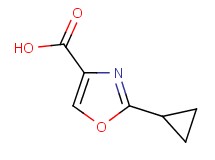 2-cyclopropyl-1,3-oxazole-4-carboxylic acid 2-cyclopropyl-1,3-oxazole-4-carboxylic acid