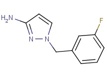 1-(3-fluorobenzyl)-1H-pyrazol-3-amine 1-(3-fluorobenzyl)-1H-pyrazol-3-amine