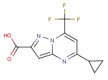 5-cyclopropyl-7-(trifluoromethyl)pyrazolo[1,5-a]pyrimidine-2-carboxylic acid