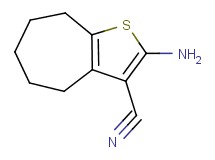 2-amino-5,6,7,8-tetrahydro-4H-cyclohepta[b]thiophene-3-carbonitrile