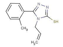 4-allyl-5-(2-methylphenyl)-4H-1,2,4-triazole-3-thiol 4-allyl-5-(2-methylphenyl)-4H-1,2,4-triazole-3-thiol