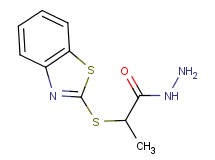2-(1,3-benzothiazol-2-ylthio)propanohydrazide 2-(1,3-benzothiazol-2-ylthio)propanohydrazide