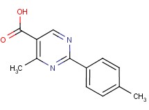 4-methyl-2-(4-methylphenyl)pyrimidine-5-carboxylic acid 4-methyl-2-(4-methylphenyl)pyrimidine-5-carboxylic acid
