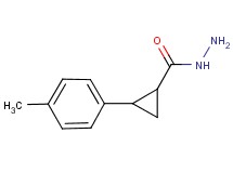 2-(4-methylphenyl)cyclopropanecarbohydrazide 2-(4-methylphenyl)cyclopropanecarbohydrazide