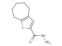 5,6,7,8-tetrahydro-4H-cyclohepta[b]thiophene-2-carbohydrazide