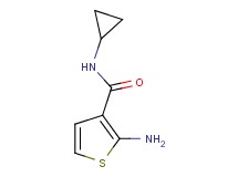 2-amino-N-cyclopropylthiophene-3-carboxamide 2-amino-N-cyclopropylthiophene-3-carboxamide