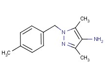 3,5-dimethyl-1-(4-methylbenzyl)-1H-pyrazol-4-amine 3,5-dimethyl-1-(4-methylbenzyl)-1H-pyrazol-4-amine