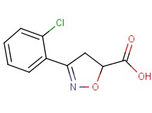 3-(2-chlorophenyl)-4,5-dihydroisoxazole-5-carboxylic acid