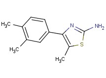 4-(3,4-dimethylphenyl)-5-methyl-1,3-thiazol-2-amine 4-(3,4-dimethylphenyl)-5-methyl-1,3-thiazol-2-amine