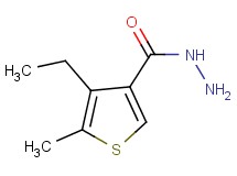 4-ethyl-5-methylthiophene-3-carbohydrazide 4-ethyl-5-methylthiophene-3-carbohydrazide