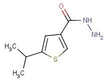 5-isopropylthiophene-3-carbohydrazide 5-isopropylthiophene-3-carbohydrazide