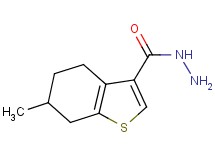 6-methyl-4,5,6,7-tetrahydro-1-benzothiophene-3-carbohydrazide 6-methyl-4,5,6,7-tetrahydro-1-benzothiophene-3-carbohydrazide