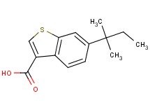 6-(1,1-dimethylpropyl)-1-benzothiophene-3-carboxylic acid