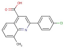2-(4-chlorophenyl)-8-methylquinoline-4-carboxylic acid