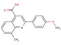 2-(4-methoxyphenyl)-8-methylquinoline-4-carboxylic acid