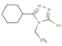 5-cyclohexyl-4-ethyl-4H-1,2,4-triazole-3-thiol 5-cyclohexyl-4-ethyl-4H-1,2,4-triazole-3-thiol