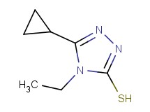 5-cyclopropyl-4-ethyl-4H-1,2,4-triazole-3-thiol 5-cyclopropyl-4-ethyl-4H-1,2,4-triazole-3-thiol