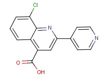 8-chloro-2-pyridin-4-ylquinoline-4-carboxylic acid