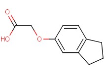 (2,3-dihydro-1H-inden-5-yloxy)acetic acid (2,3-dihydro-1H-inden-5-yloxy)acetic acid
