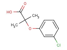 2-(3-chlorophenoxy)-2-methylpropanoic acid 2-(3-chlorophenoxy)-2-methylpropanoic acid