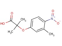 2-methyl-2-(3-methyl-4-nitrophenoxy)propanoic acid 2-methyl-2-(3-methyl-4-nitrophenoxy)propanoic acid