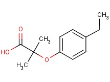 2-(4-ethylphenoxy)-2-methylpropanoic acid 2-(4-ethylphenoxy)-2-methylpropanoic acid