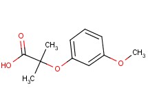 2-(3-methoxyphenoxy)-2-methylpropanoic acid 2-(3-methoxyphenoxy)-2-methylpropanoic acid