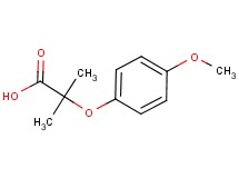 2-(4-methoxyphenoxy)-2-methylpropanoic acid 2-(4-methoxyphenoxy)-2-methylpropanoic acid