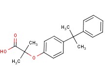 2-methyl-2-[4-(1-methyl-1-phenylethyl)phenoxy]propanoic acid