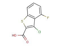 3-chloro-4-fluoro-1-benzothiophene-2-carboxylic acid 3-chloro-4-fluoro-1-benzothiophene-2-carboxylic acid
