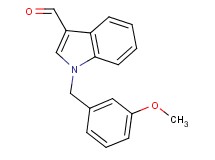 1-(3-methoxybenzyl)-1H-indole-3-carbaldehyde 1-(3-methoxybenzyl)-1H-indole-3-carbaldehyde