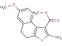methyl 2-amino-7-methoxy-4,5-dihydronaphtho[2,1-b]thiophene-1-carboxylate