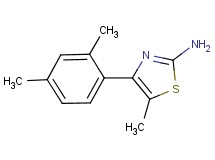 4-(2,4-dimethylphenyl)-5-methyl-1,3-thiazol-2-amine 4-(2,4-dimethylphenyl)-5-methyl-1,3-thiazol-2-amine