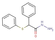 2-phenyl-2-(phenylthio)acetohydrazide 2-phenyl-2-(phenylthio)acetohydrazide