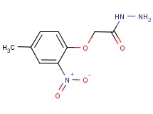 2-(4-methyl-2-nitrophenoxy)acetohydrazide 2-(4-methyl-2-nitrophenoxy)acetohydrazide