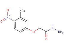 2-(3-methyl-4-nitrophenoxy)acetohydrazide 2-(3-methyl-4-nitrophenoxy)acetohydrazide
