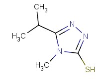 5-isopropyl-4-methyl-4H-1,2,4-triazole-3-thiol 5-isopropyl-4-methyl-4H-1,2,4-triazole-3-thiol