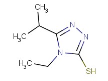 4-ethyl-5-isopropyl-4H-1,2,4-triazole-3-thiol 4-ethyl-5-isopropyl-4H-1,2,4-triazole-3-thiol