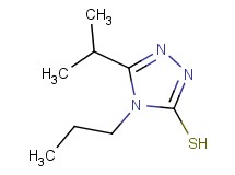 5-isopropyl-4-propyl-4H-1,2,4-triazole-3-thiol 5-isopropyl-4-propyl-4H-1,2,4-triazole-3-thiol