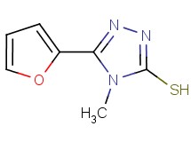 5-(2-furyl)-4-methyl-4H-1,2,4-triazole-3-thiol 5-(2-furyl)-4-methyl-4H-1,2,4-triazole-3-thiol