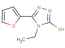 4-ethyl-5-(2-furyl)-4H-1,2,4-triazole-3-thiol 4-ethyl-5-(2-furyl)-4H-1,2,4-triazole-3-thiol