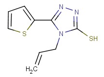 4-allyl-5-(2-thienyl)-4H-1,2,4-triazole-3-thiol 4-allyl-5-(2-thienyl)-4H-1,2,4-triazole-3-thiol