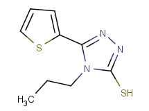 4-propyl-5-(2-thienyl)-4H-1,2,4-triazole-3-thiol 4-propyl-5-(2-thienyl)-4H-1,2,4-triazole-3-thiol