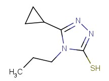 5-cyclopropyl-4-propyl-4H-1,2,4-triazole-3-thiol 5-cyclopropyl-4-propyl-4H-1,2,4-triazole-3-thiol