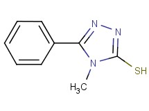4-methyl-5-phenyl-4H-1,2,4-triazole-3-thiol 4-methyl-5-phenyl-4H-1,2,4-triazole-3-thiol